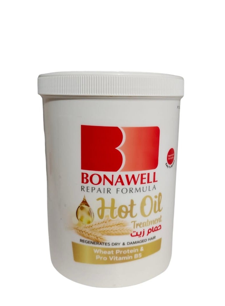 Bonawell Hot OIL Treatment Wheat Protein And Pro Vitamin B5 810ml