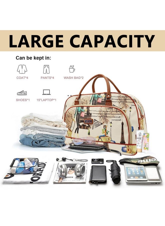  بالي حقائب دافل PALAY® حقائب سفر للنساء حقيبة دافل كبيرة مقاومة للماء من مادة البولي يوريثين حقيبة كتف محمولة مع حزام كتف حقيبة محمولة للرحلات - Image 4