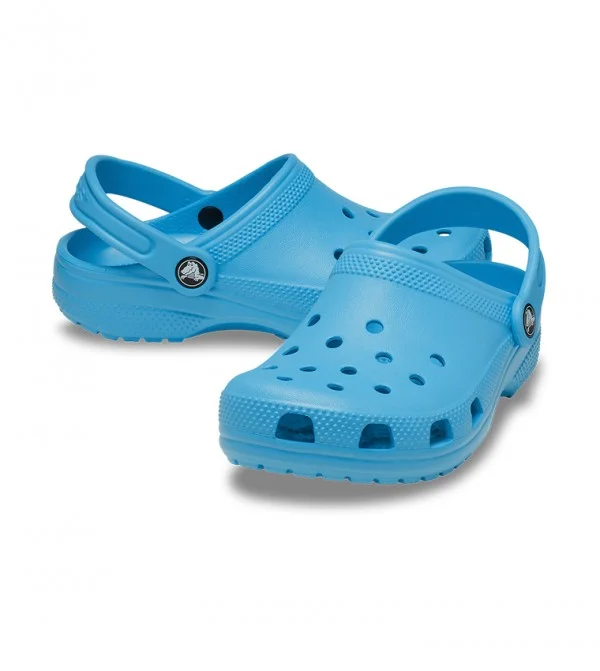 كروكس Crocs Blue Slippers For Kids Unisex