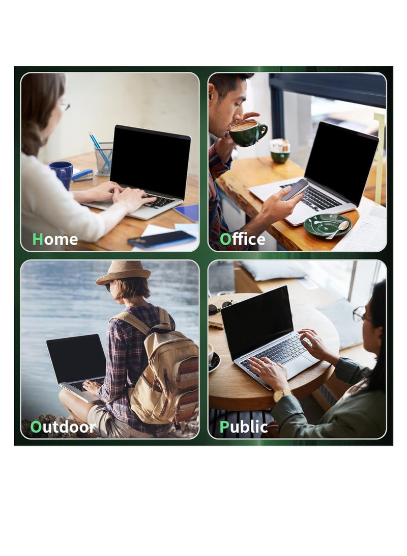 14 Inch Laptop Privacy Screen Filter, for 16:10 Widescreen Monitors -Dell/HP/Acer/Samsung/Lenovo/ASUS/Toshiba, Privacy Screen Anti-Peeping, Anti Blue Light Blocking and Anti Glare - Image 5