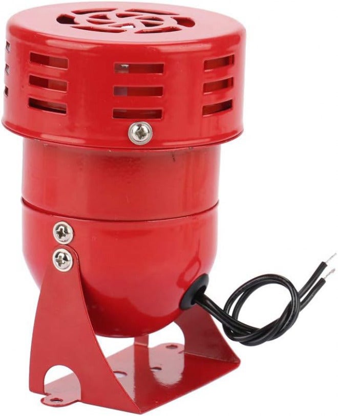 12 x 9 x 9 220 V 120 dB Red Mini Metal Motor Alarm Indus L Sound Electric Protection Against Theft MS-190 240 V Siren Alarm High - Image 4