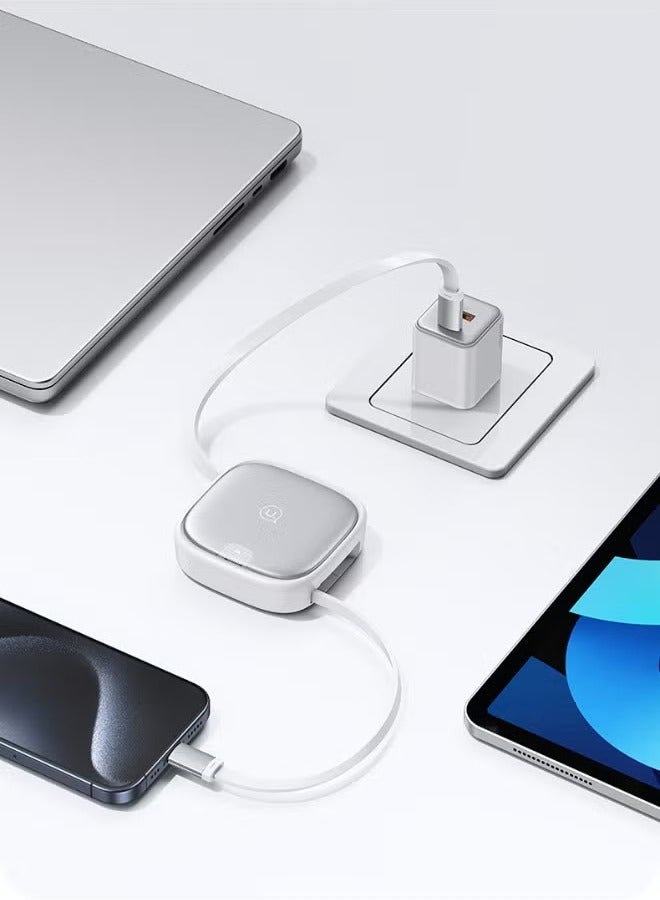 Usams 60W USB Travel Data Cable Adapter Case, Fast Charging Line Storage Organizer Box, Lightning Type C iOS Device Micro USB Converter, Card Ejector Pin Set Phone Holder Stand - Image 4