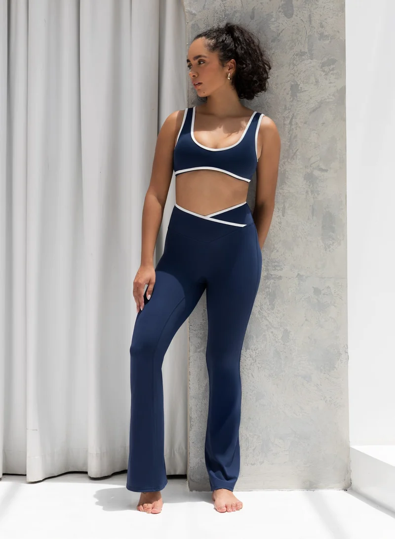 Mohuki Navy Contour Active Flare for Women | Best Price UAE