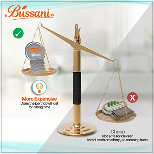 Bussani Lice Comb for Fine & Thick Hair | Lice Treatment | Nit Comb for Lice Eggs | Lice Brush | Peine para Piojos y Liendres para Niñas | Great for Dandruff & Psoriasis - Image 5