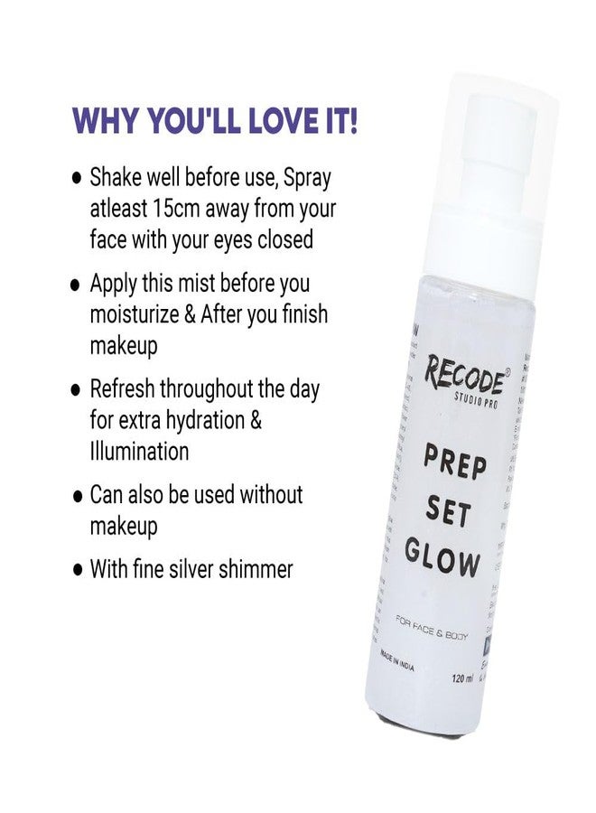 Recode Prep Set Glow -100 ML with Silver Shimmer - Image 5