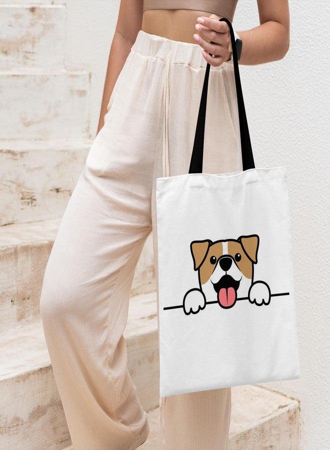 TrendoPrint Shopping/Grocery Bag, Multi-Purpose Bag, Sturdy Canvas Bag With 15Kgs Capacity Tote Bag For Women, College Bag For Girls (BTBN16) - Image 4