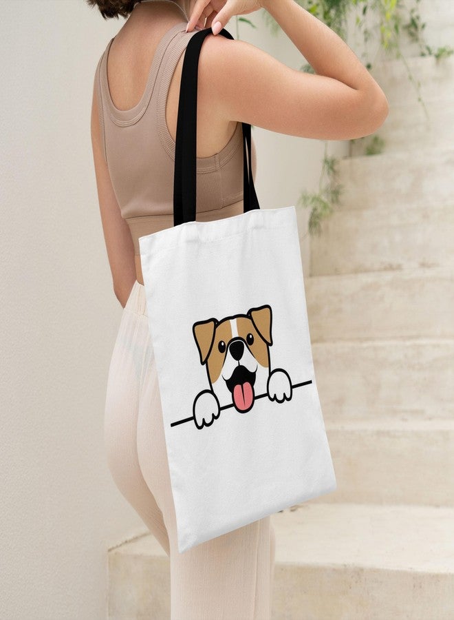 TrendoPrint Shopping/Grocery Bag, Multi-Purpose Bag, Sturdy Canvas Bag With 15Kgs Capacity Tote Bag For Women, College Bag For Girls (BTBN16) - Image 2