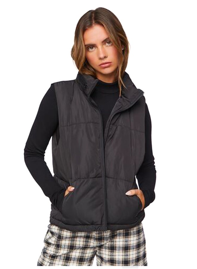 FOREVER 21 Zip-Up Puffer Vest  - Image 3