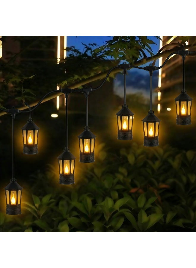 فانوس رمضان زينة - حبل إضاءة بتصميم فوانيس تقليدية لديكور الأعياد والمناسبات الداخلية والخارجية - Image 1