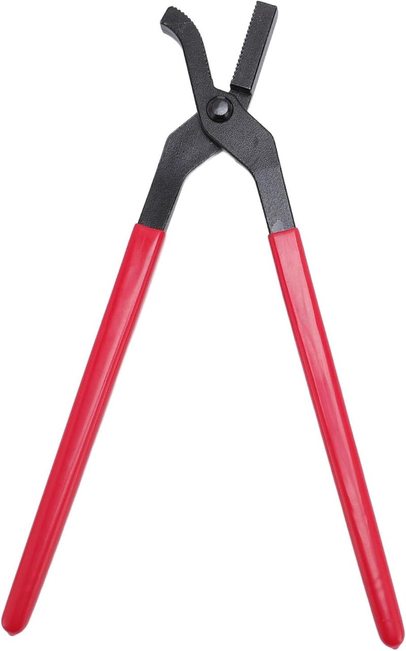 Sorandy Horseshoe Plier Hoof Curved Jaw Clincher with Non Slip Rubber Handle, Hoof Nail Clincher, Horseshoe Nails Horse Shoe Care Farrier Tool for Trimming Horse Hooves - Image 4