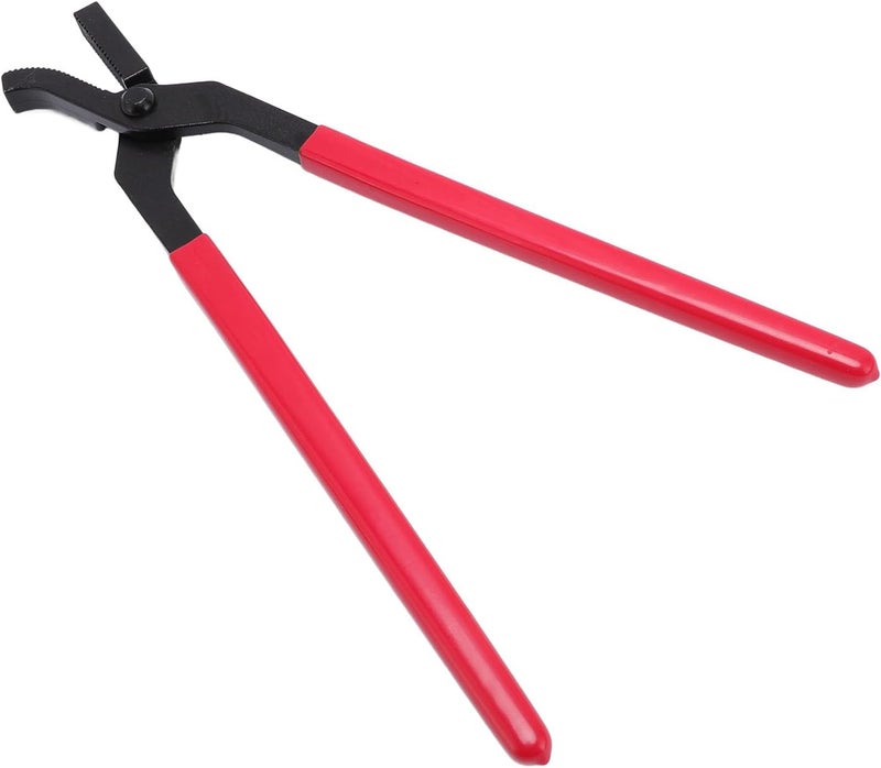 Sorandy Horseshoe Plier Hoof Curved Jaw Clincher with Non Slip Rubber Handle, Hoof Nail Clincher, Horseshoe Nails Horse Shoe Care Farrier Tool for Trimming Horse Hooves - Image 3