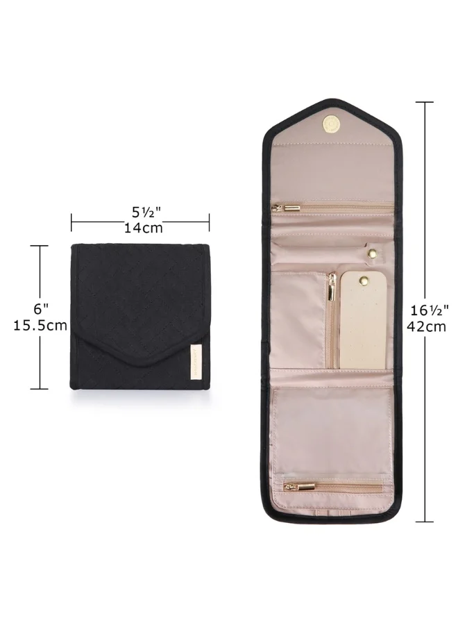 BAGSMART BAGSMART Black Peri Folding Jewelry Organizer