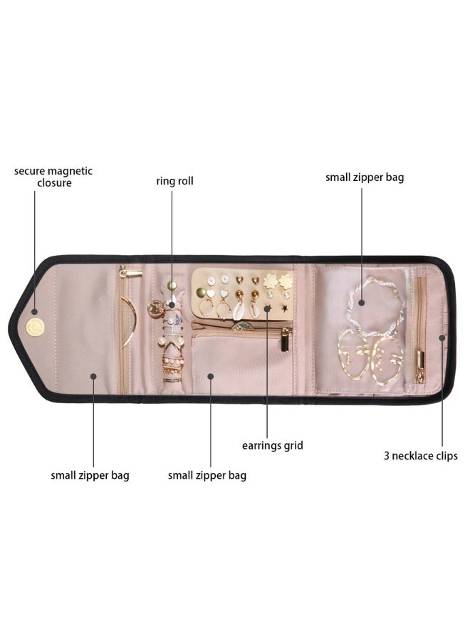 BAGSMART - BAGSMART Black Peri Folding Jewelry Organizer - Image 1