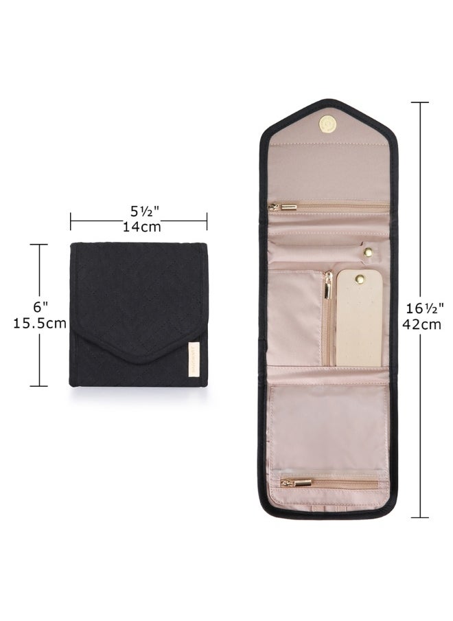 BAGSMART - BAGSMART Black Peri Folding Jewelry Organizer - Image 1