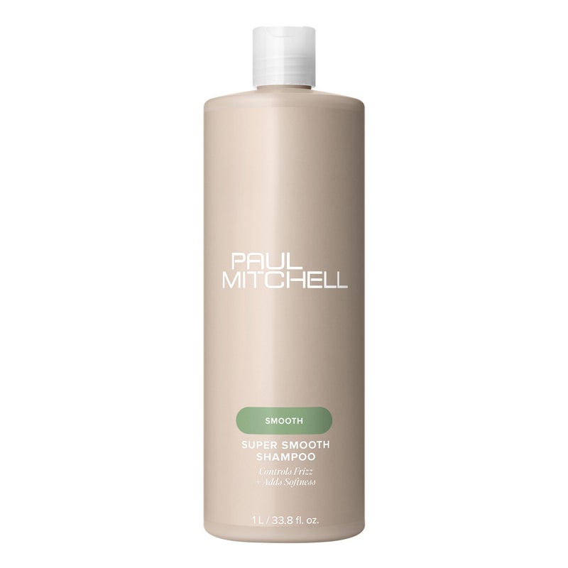Paul Mitchell Super Smooth Shampoo, Controls Frizz, Adds Softness, For Frizzy Hair, 33.8 fl. Oz - Image 1