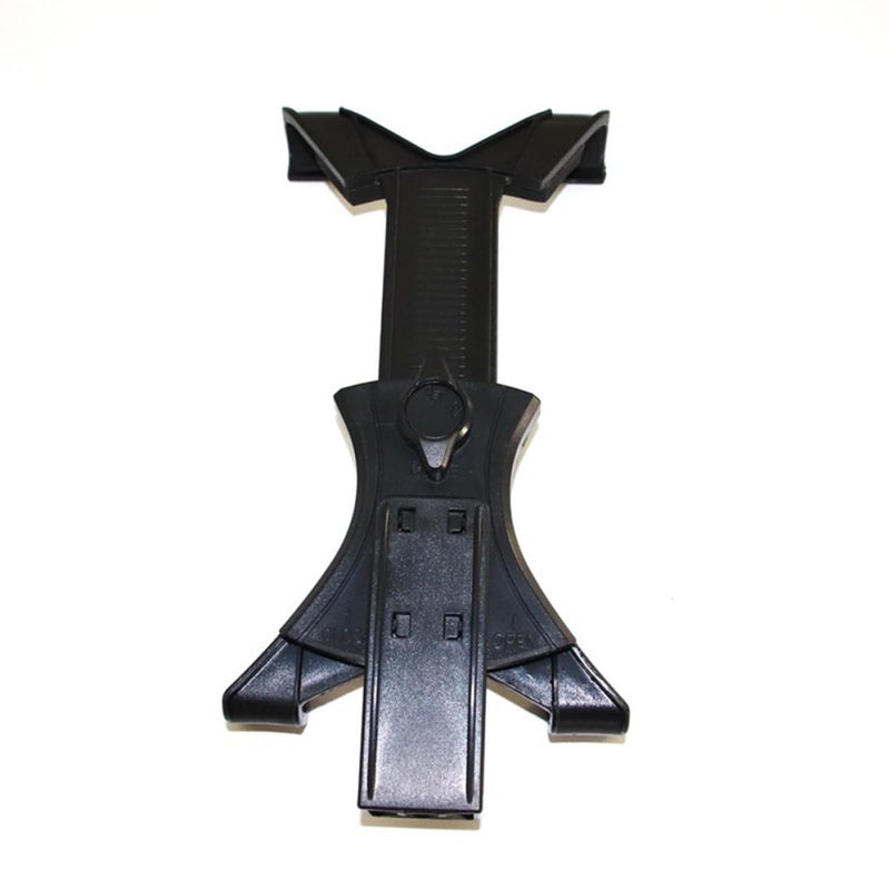 Adjustable Tablet Tripod Stand With Plastic Clamp For Live Streaming And Secure Support Black - Image 5