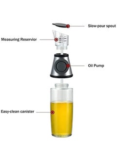MIRFA Olive Oil Dispenser Bottle for Cooking - 1 Pack Oil and Vinegar Cruet with Drip-Free Spouts - Includes 17oz [500ml] Sized Bottle  - Image 2
