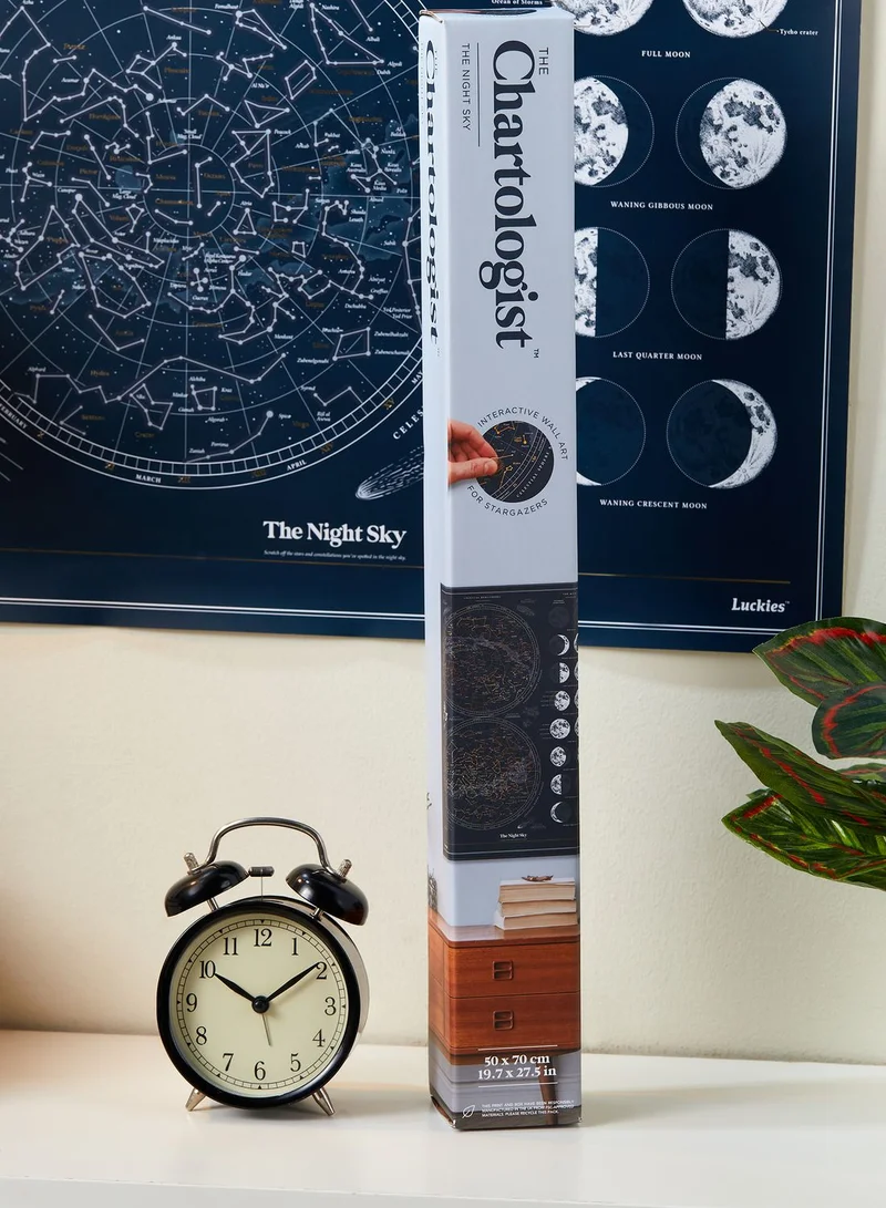 Luckies Night Sky Chartologist Map