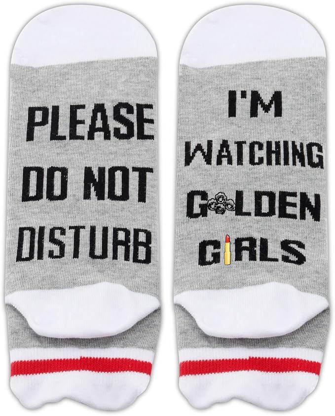 GJTIM Funny TV Show Inspired Socks Novelty Birthday Gift For Fans Women - Image 3