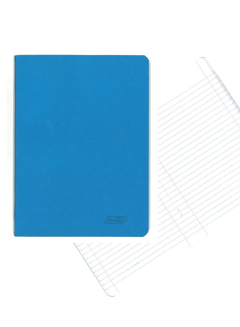 Firmo A5 Size Stapled Notebook With 60 Sheets Paper Cover Blue - Image 1