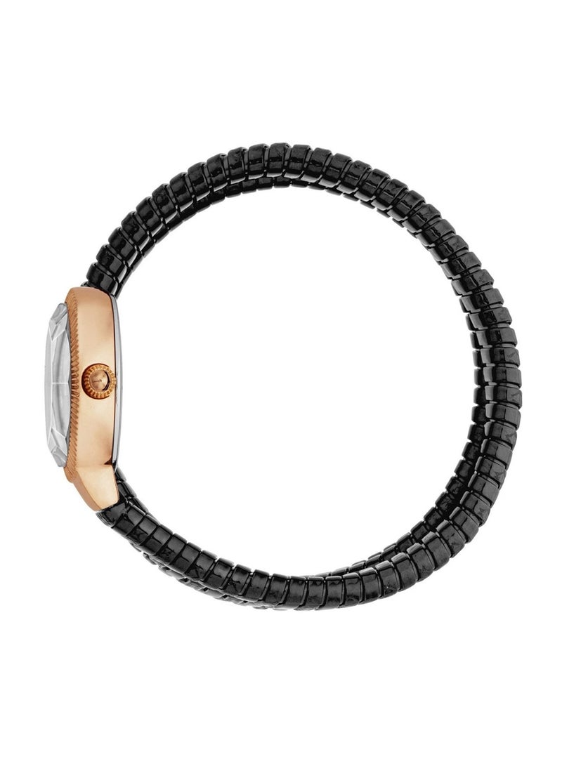 Just Cavalli ساعة كوارتز تناظرية للنساء بعد الحفلة من الفولاذ المقاوم للصدأ JC1L269M0075 - Image 3