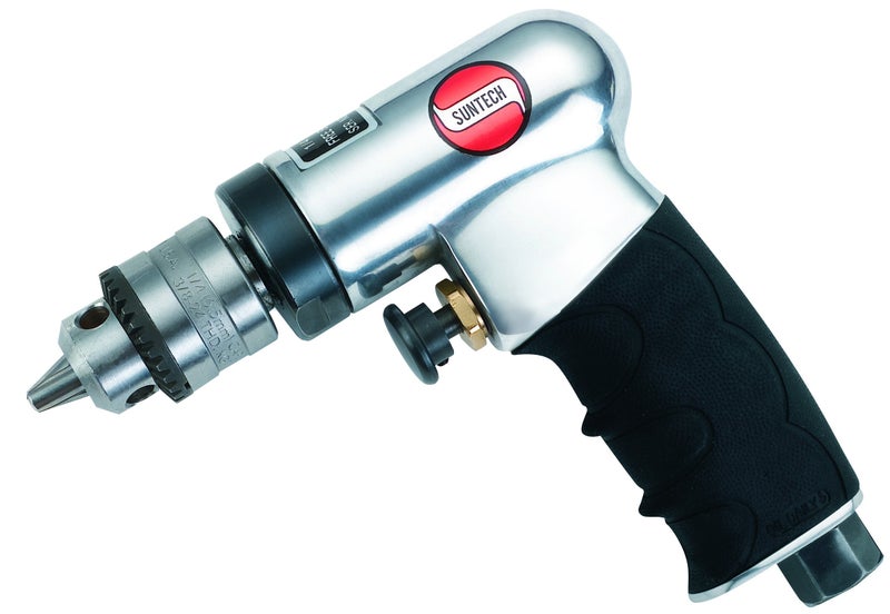 Suntech Sm7283 1/4" Mini Air Drill, Silver - Image 1
