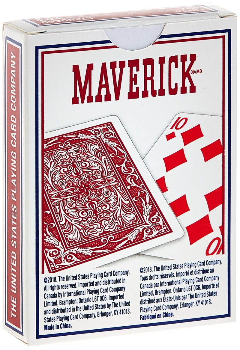 Maverick Standard Index Playing Cards, 1 CT (Colors May Vary) - Image 2