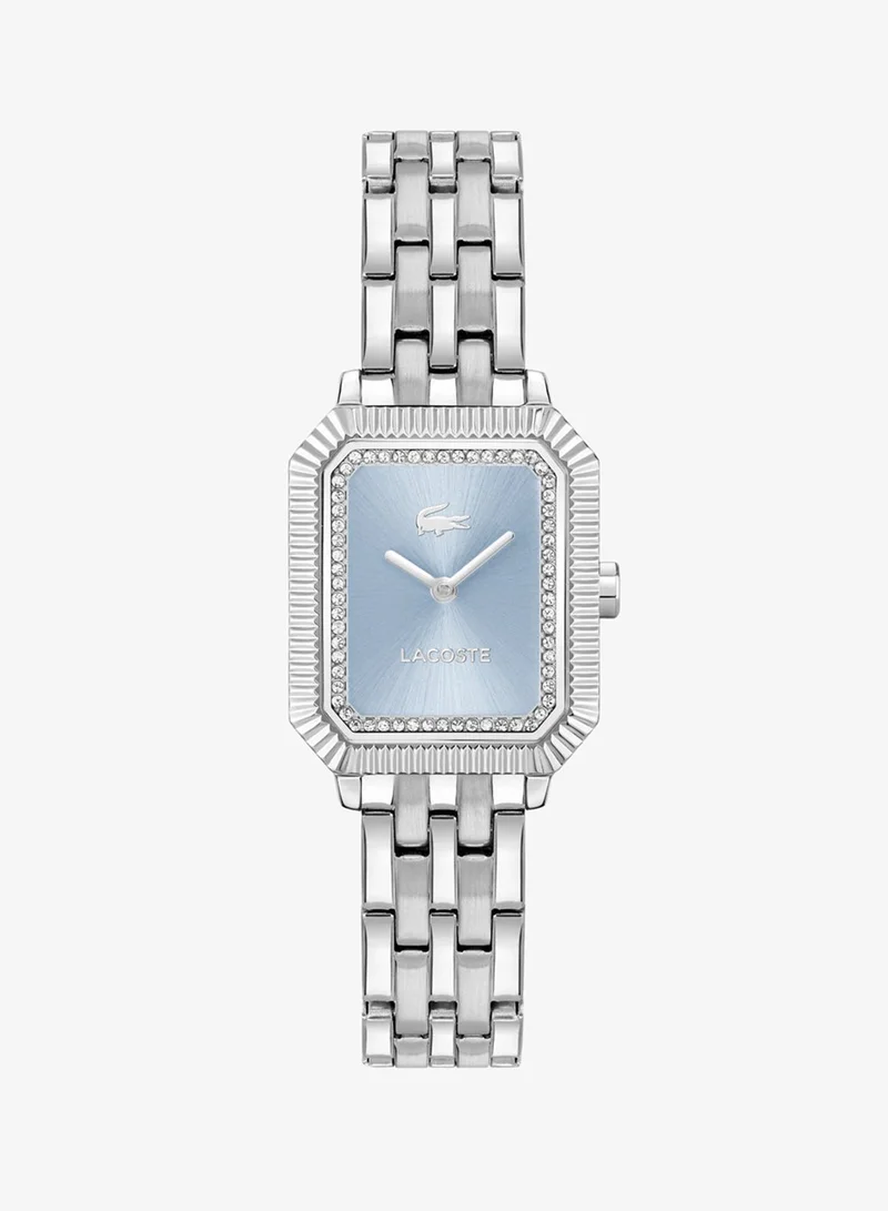Lacoste 2-Hand Parisienne Collection Quartz Movement Watch For Women With Silver Stainless Steel Bracelet - 2001440