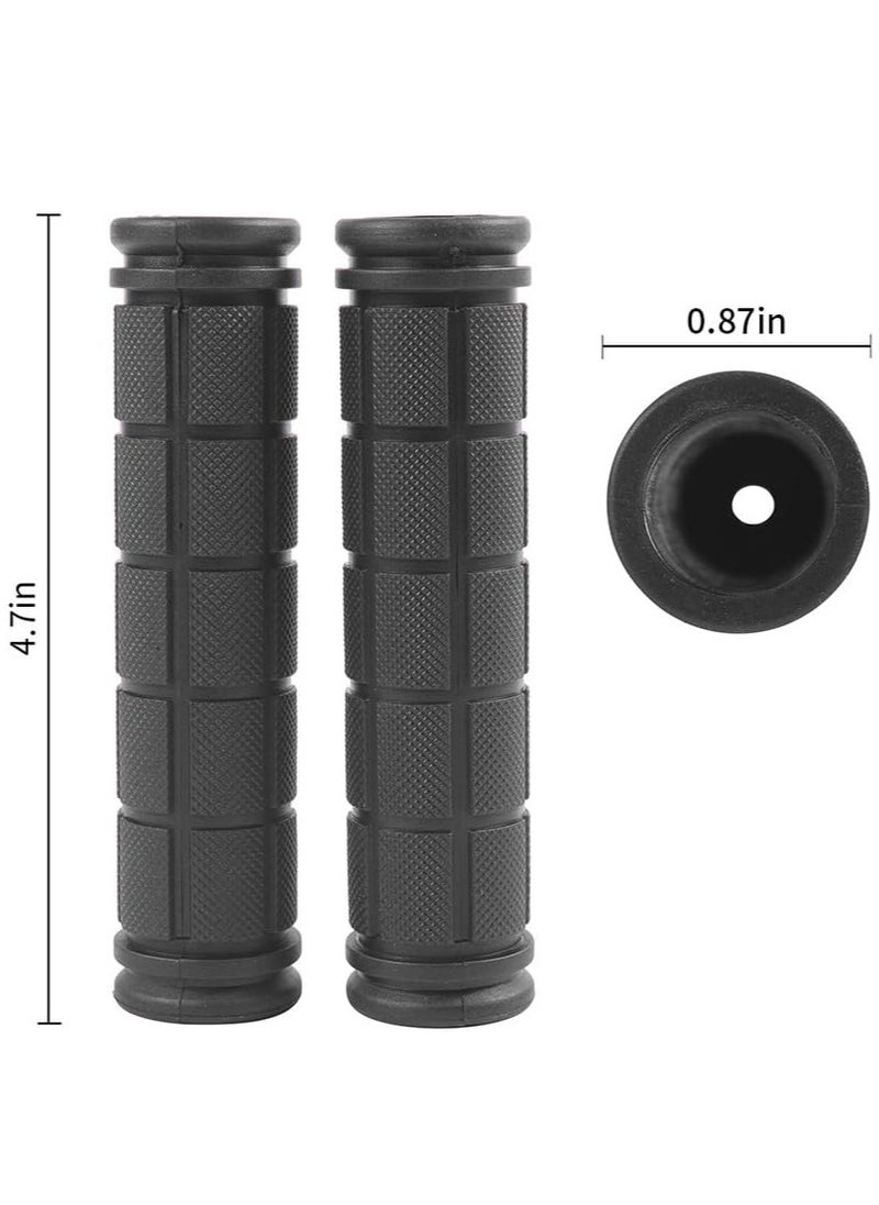 Oasisgalore - 4 Pairs of Yizel Non-Slip Rubber Bike Handlebar Grips, Suitable for Mountain Bikes, BMX, MTB, for Kids, Girls, Boys. - Image 1
