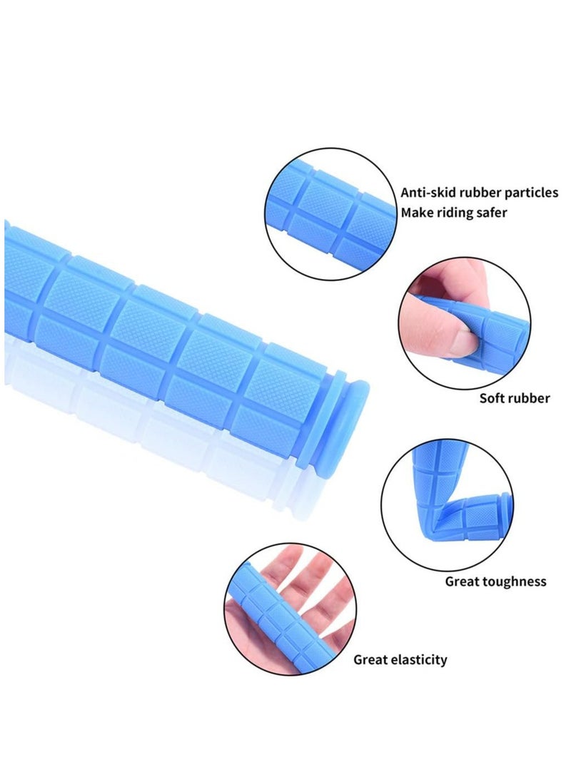 Oasisgalore - 4 Pairs of Yizel Non-Slip Rubber Bike Handlebar Grips, Suitable for Mountain Bikes, BMX, MTB, for Kids, Girls, Boys. - Image 1