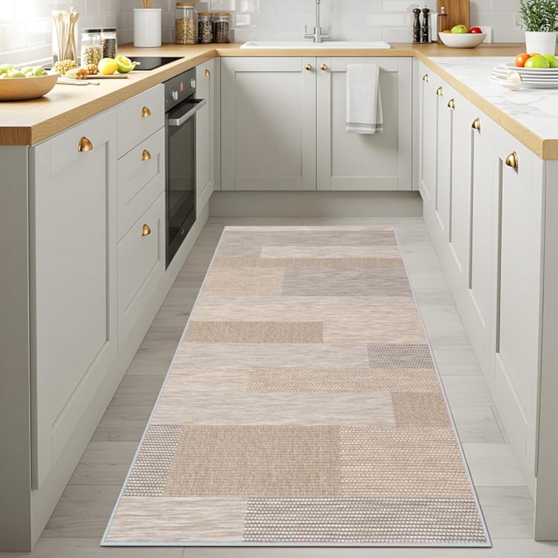 Bosat- Premium Kitchen Runner | Non Slip | High-Quality Material | Durable, Stylish - Perfect for Living Room, Dining Room, Hallway, Living Room, Dining Room 100 X 200 CM -Bosat-17