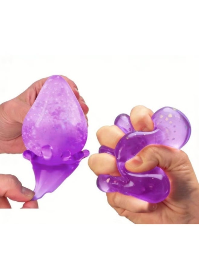 Schylling NeeDoh Dream Drop-Novelty Toy, NeeDoh Sensory Toys for Anxiety Relief, Safe Non-Toxic Dough Material(Purple) - Image 2