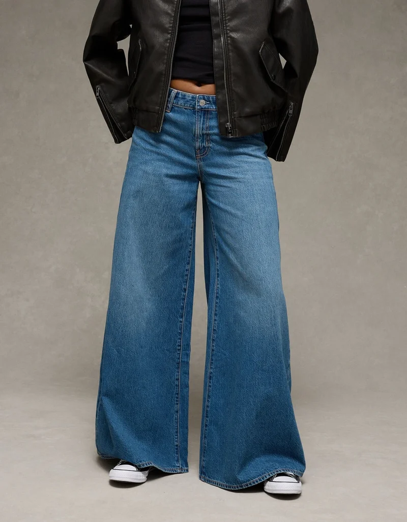 امريكان ايجل جينز واسع بقصة حرف