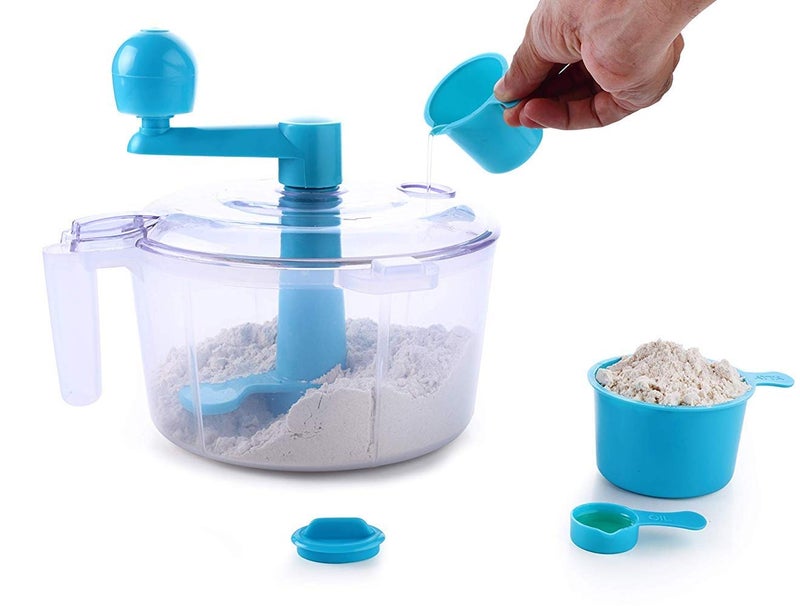 Machak Plastic Dough/Atta Maker Must For Every Kitchen, Blue - Image 3