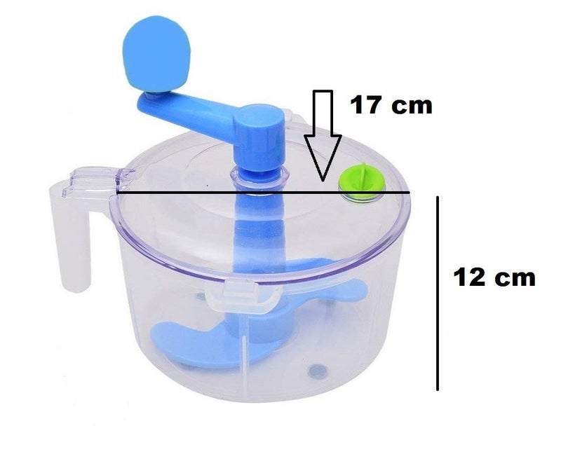 Machak Plastic Dough/Atta Maker Must For Every Kitchen, Blue - Image 2