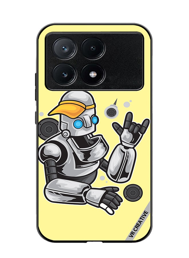 VR CREATIVE Protective Case Cover For Xiaomi Poco X6 Pro Cool Robot Design Multicolour - Image 1
