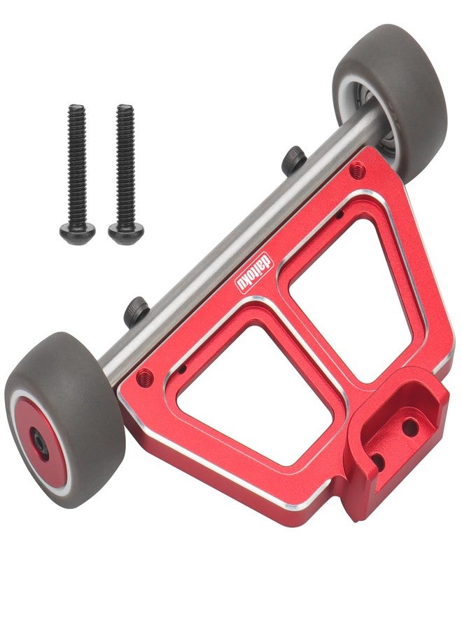 daitoku RC Wheelie Bar Aluminum Wheelie Bar Upgrade Parts for Traxxas Mini Maxx BL-2s 107154-1 Mini Slash XRT VXL-3S 108076-1 - Red - Image 1