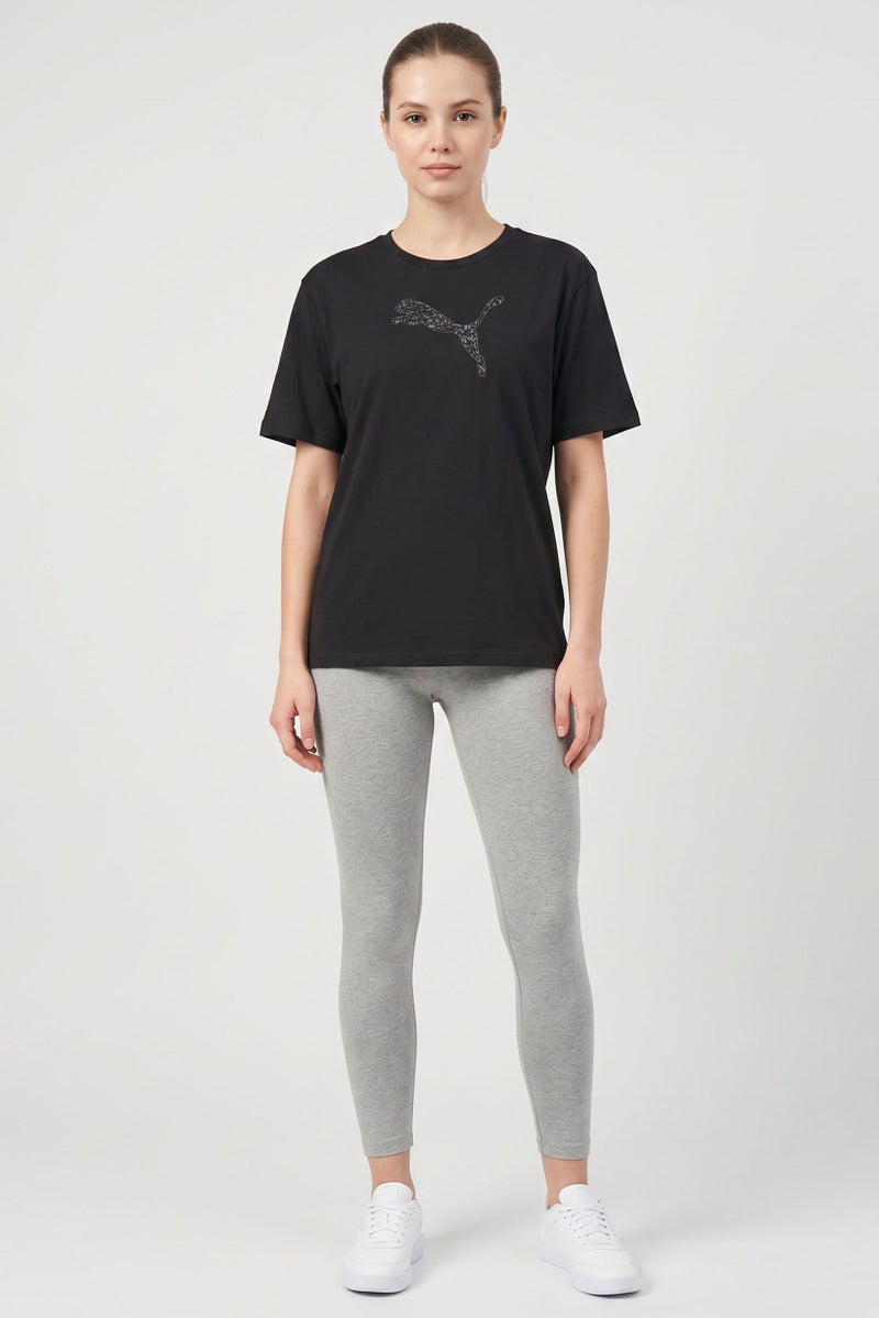 PUMA Women Relaxed Fit Short Sleeve Outdoor T-Shirt, Black - Image 2