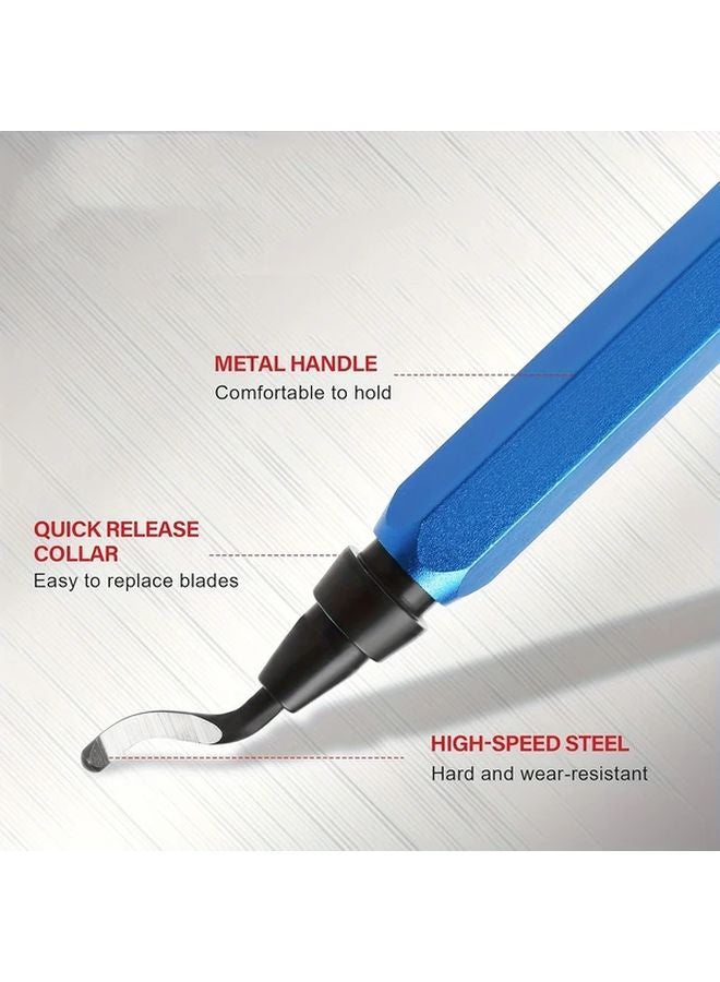 10pcs Deburring Tool With HSS Blades For Metal Aluminum Copper Plastic Pipe 3D Printing - Image 4