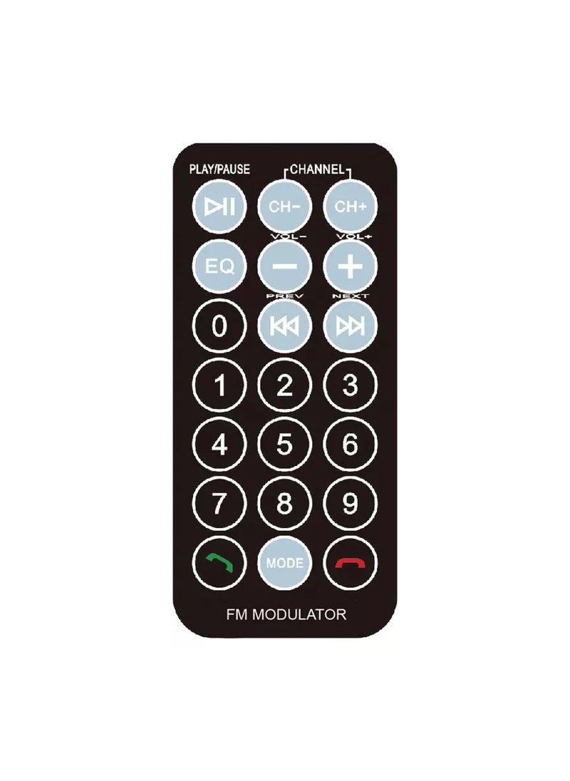 FEND - Fend FM03 Wireless MP3 FM Modulator With Smart Controller Digital Display and 2 USB Ports - Image 1