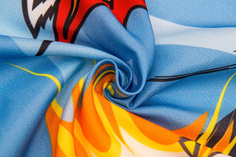 Glittery Garden Superheroes Theme Party Photography Backdrop with Prop, Flag & Mask. Super Hero Cityscape Photo Booth Background for Kids Party, Birthday Wall Decorations - Image 2