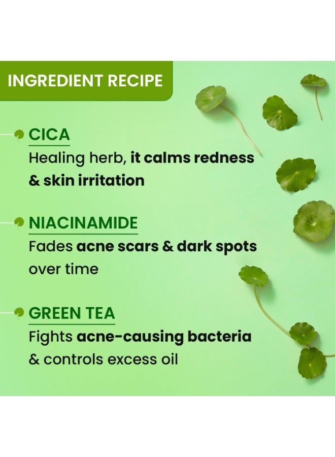 Dot & Key Cica Calming Skin Clarifying Toner with Green Tea & Niacinamide | Toner for Acne Prone Skin | Niacinamide Toner For Acne, Oily & Sensitive Skin | Fades Acne Scars & Dark Spots | 150ml - Image 5