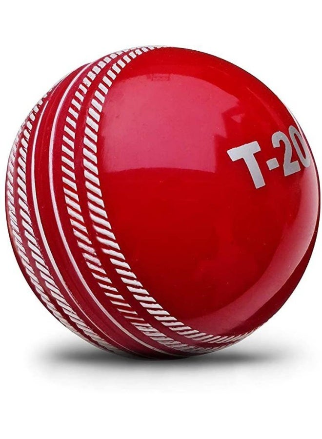 Jaspo Jaspo T-20 Cricket Ball Soft Cricket Training Ball  (Standard, Pack of 3, Red) - Image 3