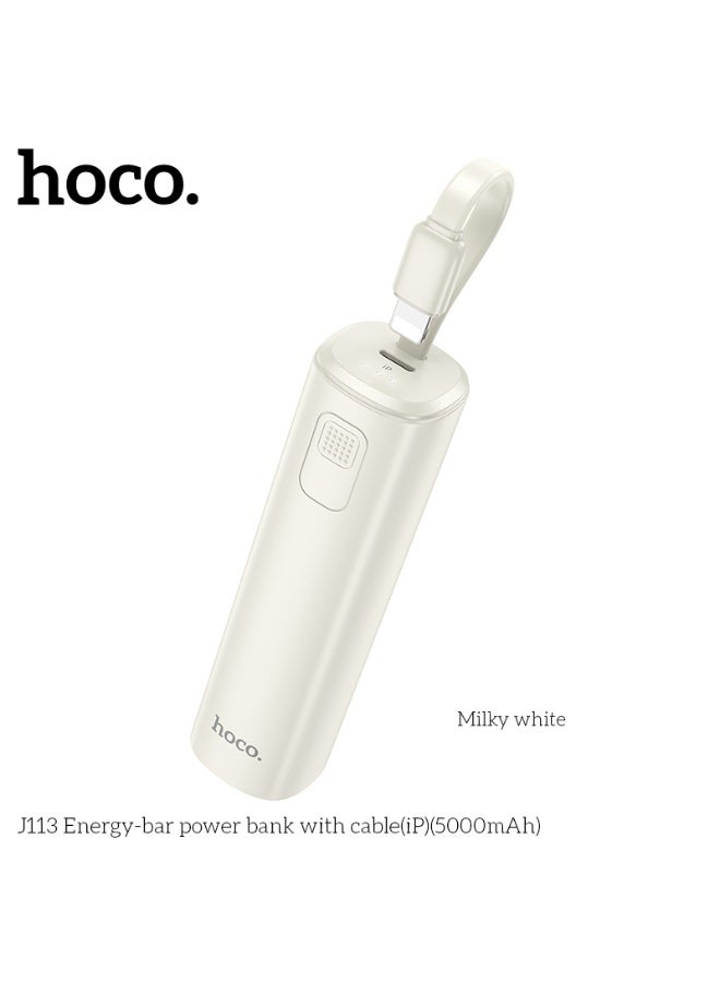 hoco. J113 Energy Bar Wired Power Bank (Ip) (5000mAh) - Image 1