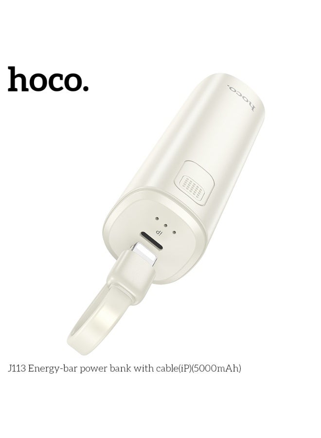hoco. J113 Energy Bar Wired Power Bank (Ip) (5000mAh) - Image 2
