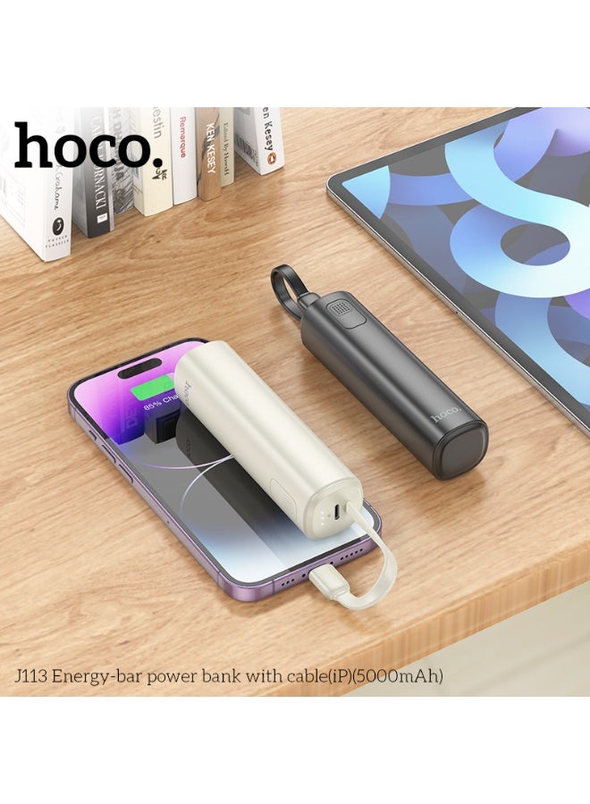 hoco. J113 Energy Bar Wired Power Bank (Ip) (5000mAh) - Image 3