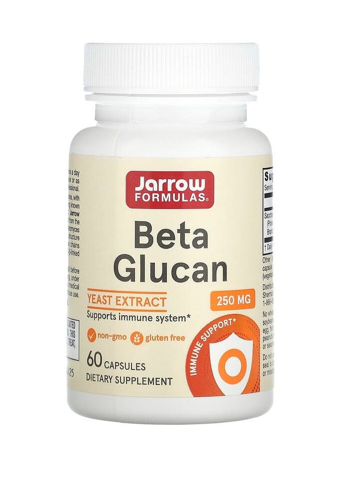 jarrow formulas Beta Glucan, 250 mg, 60 Capsules