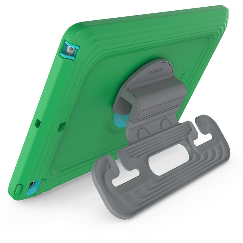 OtterBox Made for Kids Case for iPad 7th 8th 9th Gen 102 Display 2019 2020 2021 Version with Kickstand Car Headrest Mount Holder Curious Green - Image 2