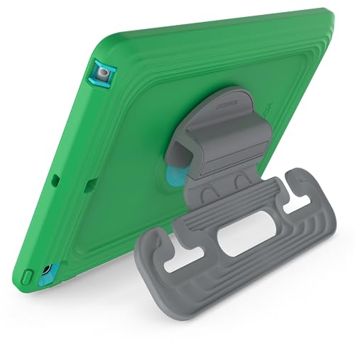 OtterBox Made for Kids Case for iPad 7th 8th 9th Gen 102 Display 2019 2020 2021 Version with Kickstand Car Headrest Mount Holder Curious Green - Image 1