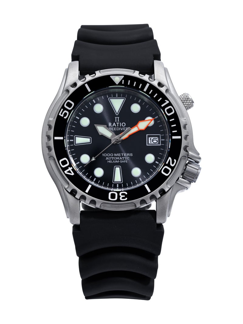 Ratio FreeDiver 1000M Automatic 1066KE20-33VA-BLK Men's Watch - Image 1